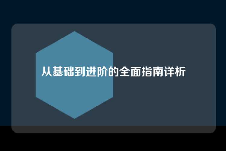从基础到进阶的全面指南详析