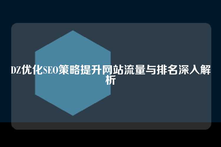 DZ优化SEO策略提升网站流量与排名深入解析