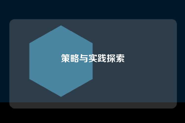 策略与实践探索