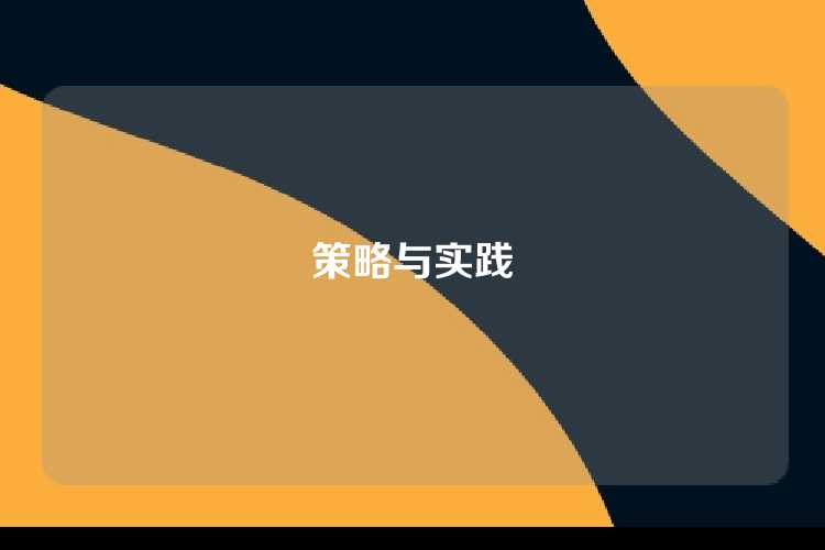 策略与实践