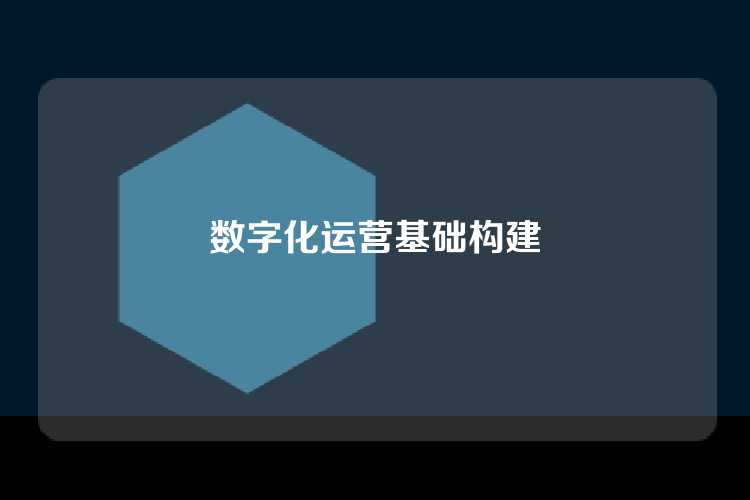 构建高效数字化运营需以数据驱动、技术创新和流程优化为基础。