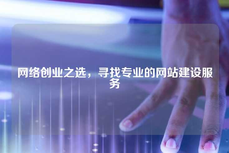网络创业之选，寻找专业的网站建设服务