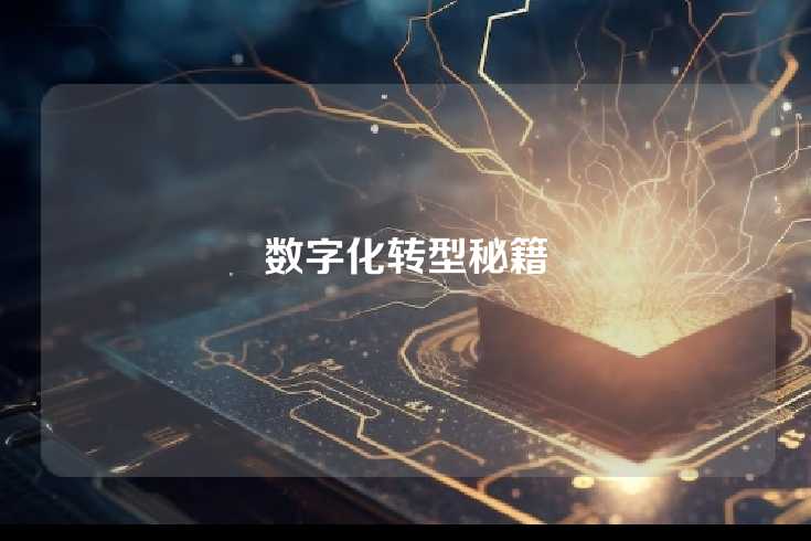数字化转型秘籍