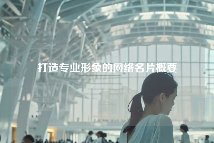 打造专业形象的网络名片概要