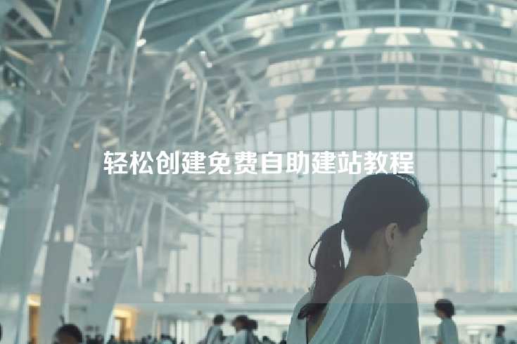 轻松创建免费自助建站教程
