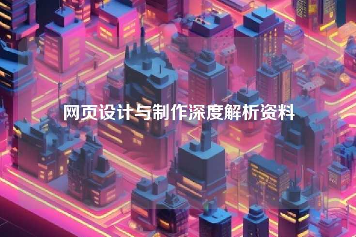 网页设计与制作深度解析资料