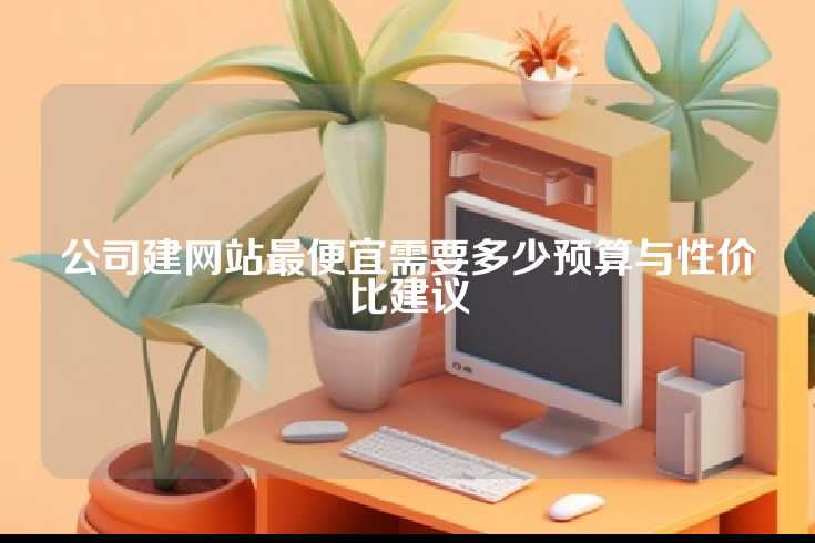 公司建网站最便宜需要多少预算与性价比建议