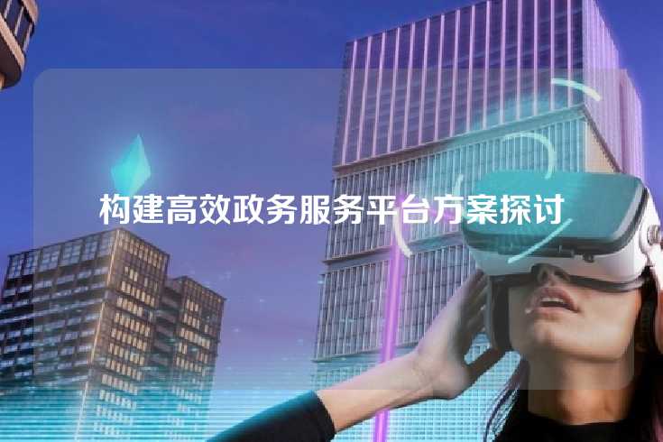 构建高效政务服务平台方案探讨