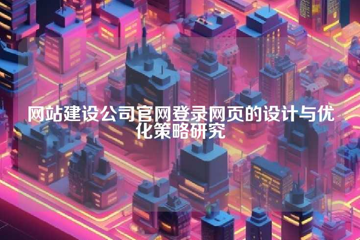网站建设公司官网登录网页的设计与优化策略研究