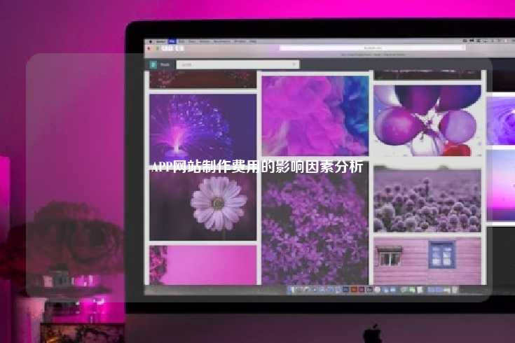 APP网站制作费用的影响因素分析