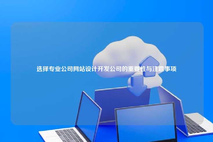 选择一家专业公司网站设计开发公司的重要性与注意事项